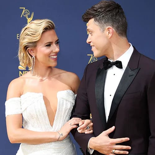 scarlett johansson and colin jost