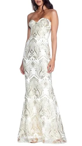 Strapless Trumpet Gown