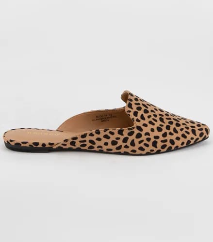 Cheetah Womens Mules