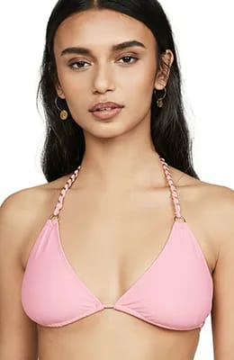 Chain Triangle Bikini Top