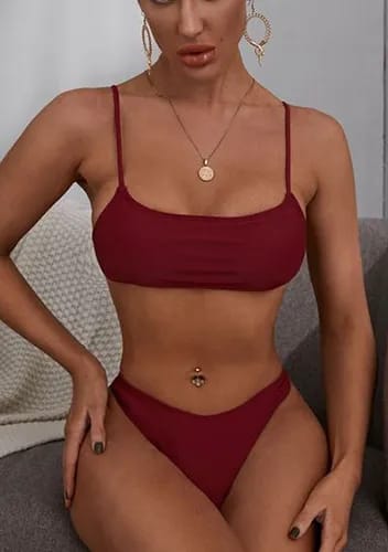 Leg Bikini Swimsuit