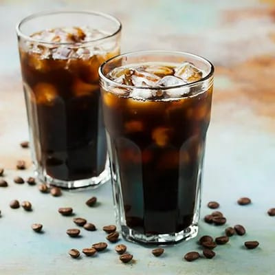 iced black coffee