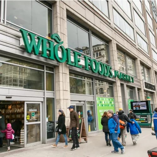 Whole Foods market exterior view