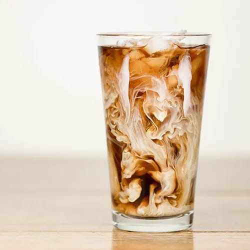 coffee with creamer