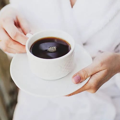 cup of black coffee