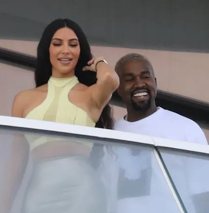 Kim Kardashian and Kanye West