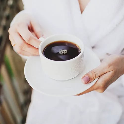 cup of black coffee