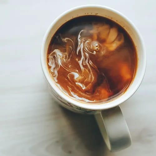 coffee with cream