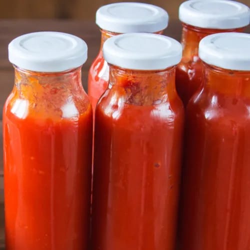 ketchup bottles