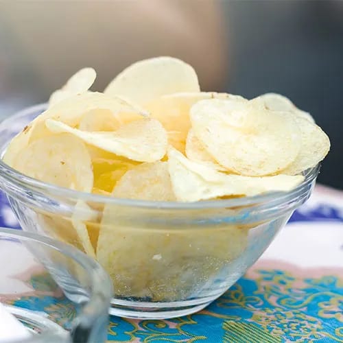 potato chips worst foods to eat flat stomach