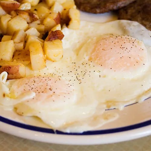 eggs and potatoes
