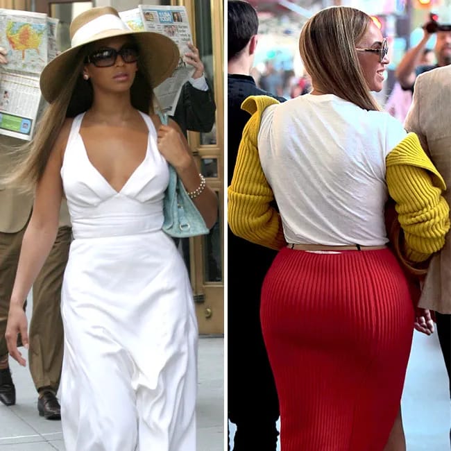 "Another after photo of Beyoncé demonstrating her transformation"