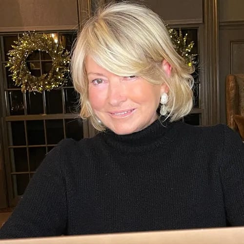 Martha Stewart New Year's photo