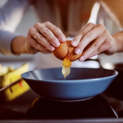 Delicious low-fat egg dish for weight loss and fitness