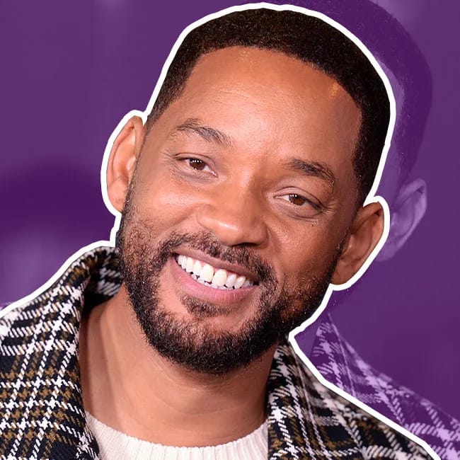 Will Smith smiling in a candid photo.