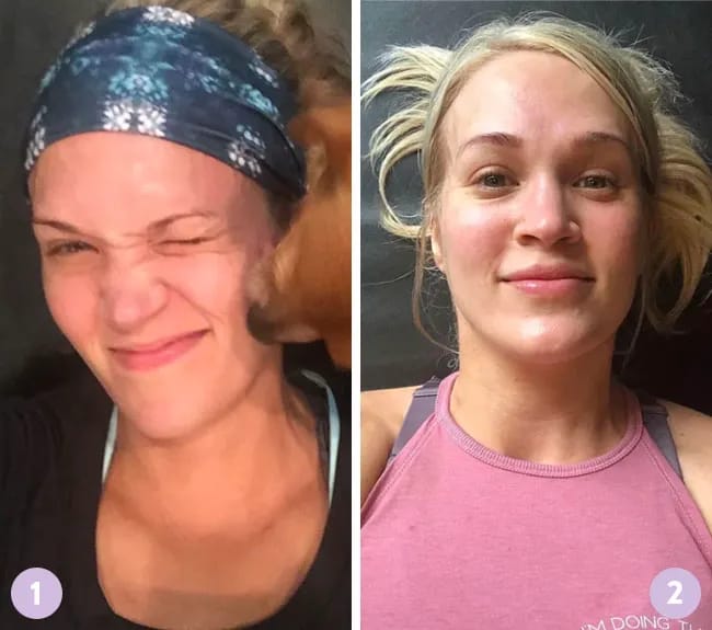 Carrie Underwood no makeup