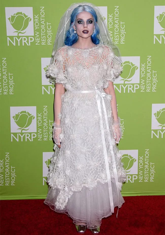 Lucy Boynton Corpse Bride Halloween costume