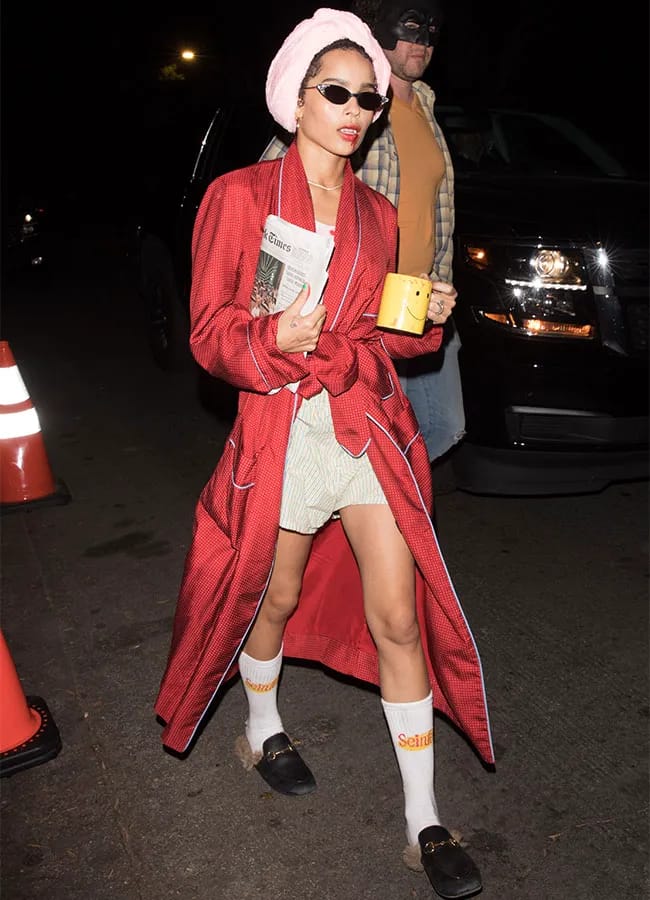Zoe Kravitz Vampire in Pajamas Halloween costume