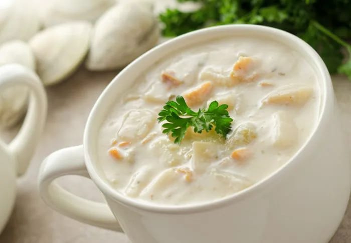 Clam chowder.