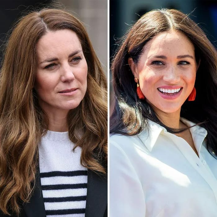 Kate Middleton and Meghan Markle together.