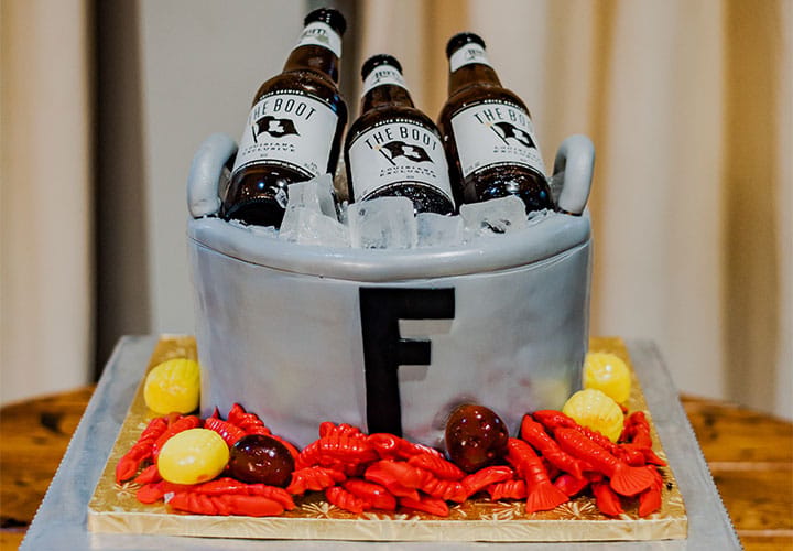 Elaborate Groom's Cakes Beer-themed groom's cake