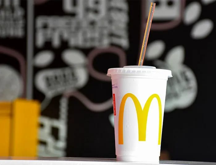 McDonald's drink.
