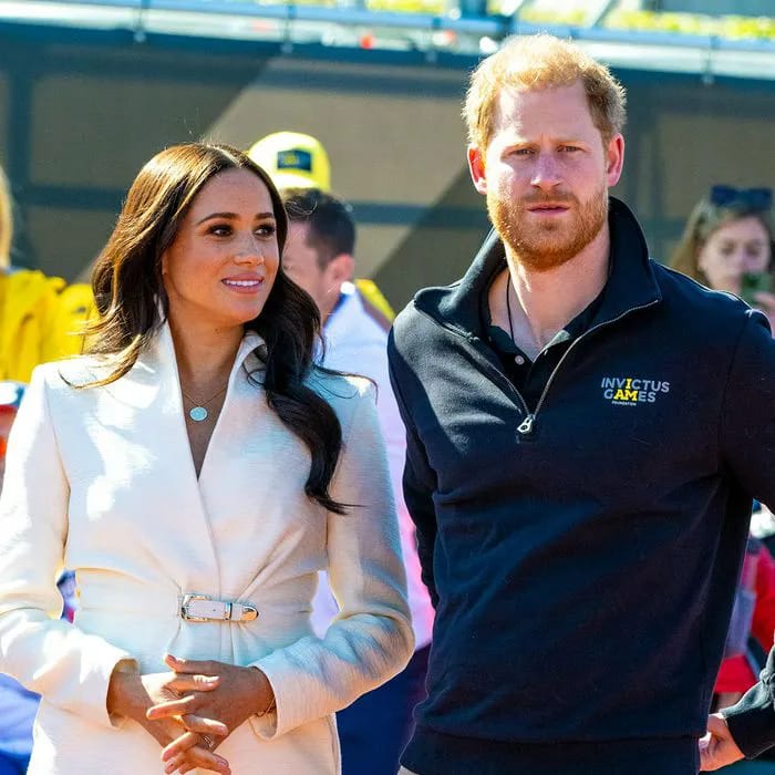 Meghan Markle and Prince Harry together.