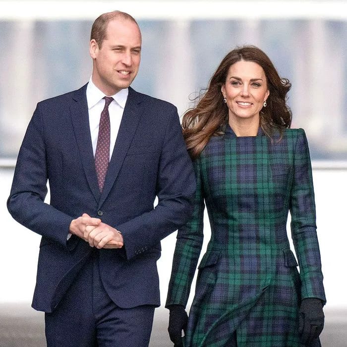 Prince William and Kate Middleton in Scotland, 2019.