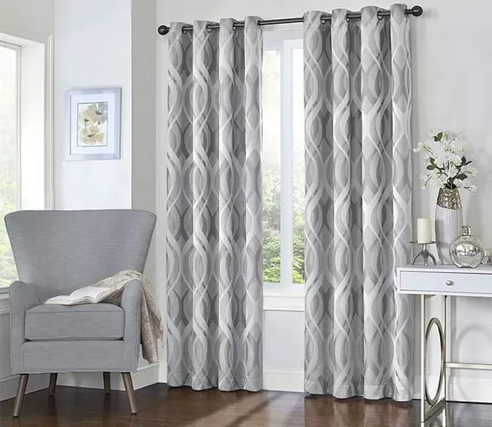 Home decor and grey blinds