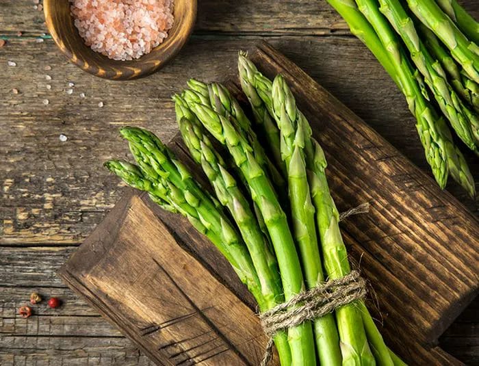 A bundle of asparagus