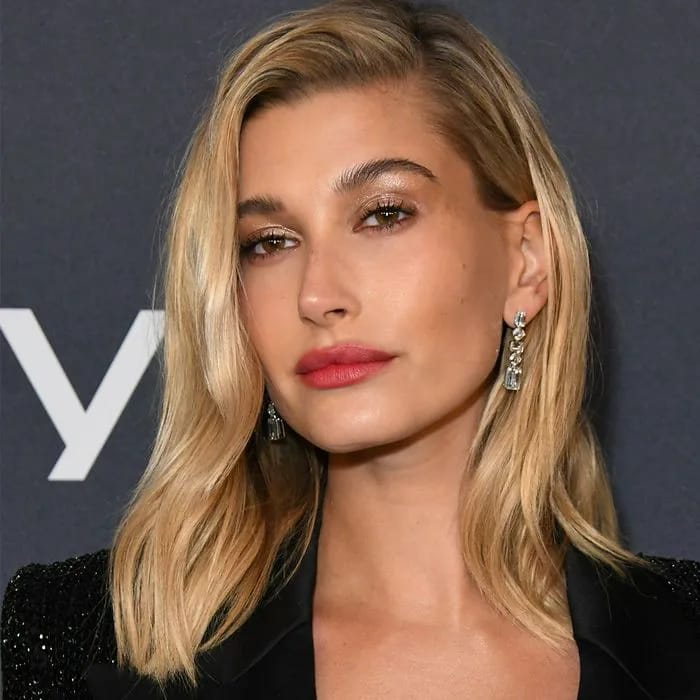 Hailey Bieber at the 21st Annual InStyle Golden Globes After Party.