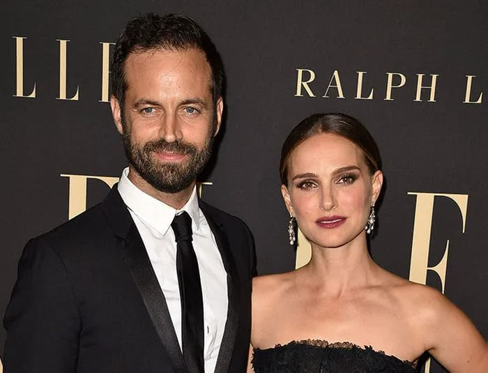 Natalie Portman and Benjamin Millepied attend ELLE Women in Hollywood event