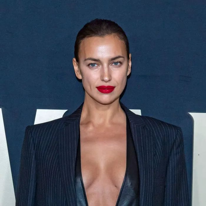 Irina Shayk attending the Nightmare Alley premiere at Alice Tully Hall.