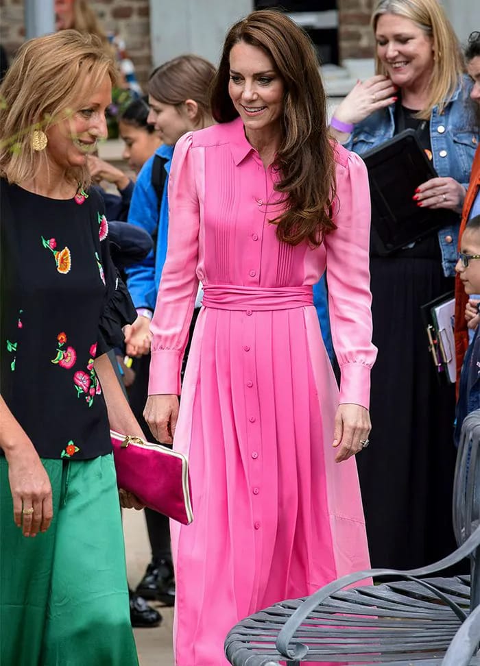 Kate Middleton visits the launch day of the 2023 Chelsea Flower Show