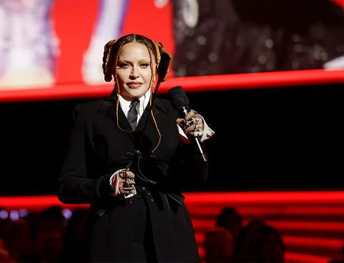 Madonna at the 65th Annual Grammy Awards