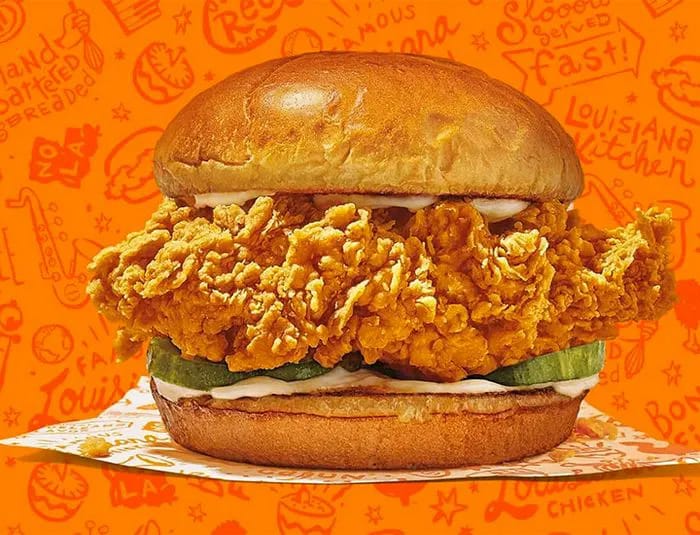 Popeye's Crispy Chicken Sandwich