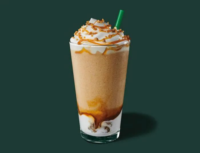 starbucks caramel ribbon crunch frappuccino