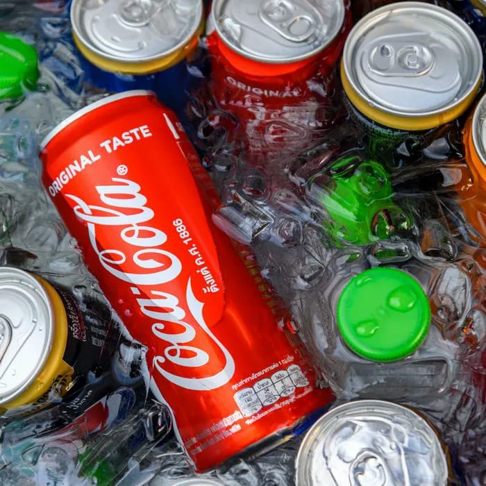 soda cans