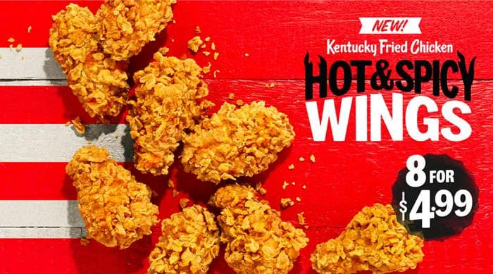 hot and spicy wings kfc