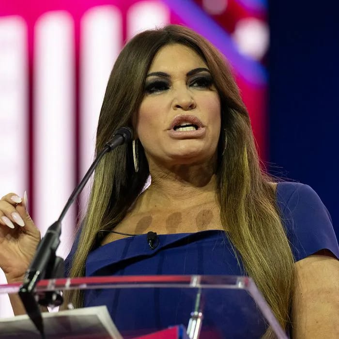 Kimberly Guilfoyle speaking at the 2023 Conservative Political Action Conference.