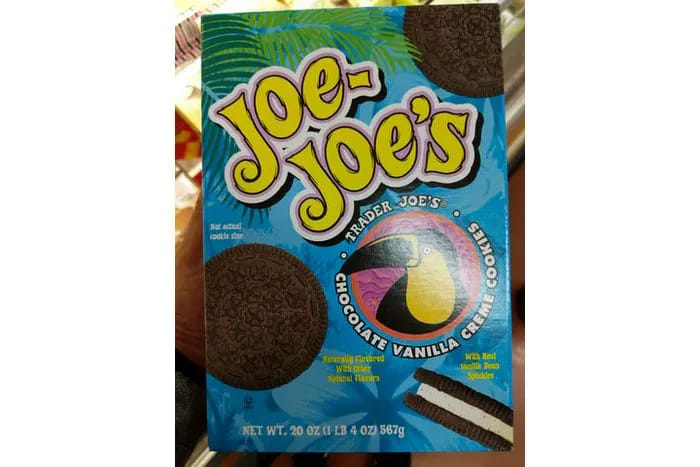 Trader Joe's Joe-Joe's cookies, original box