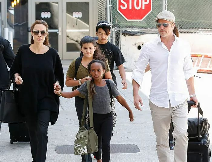Brad Pitt Angelina Jolie 3 children 2014