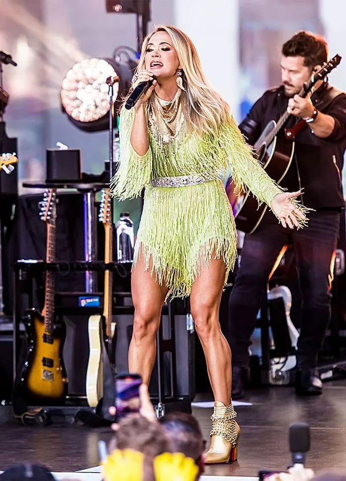 Carrie Underwood performs on Today