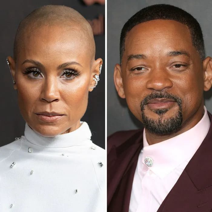 Jada Pinkett Smith and Will Smith attending a public event.