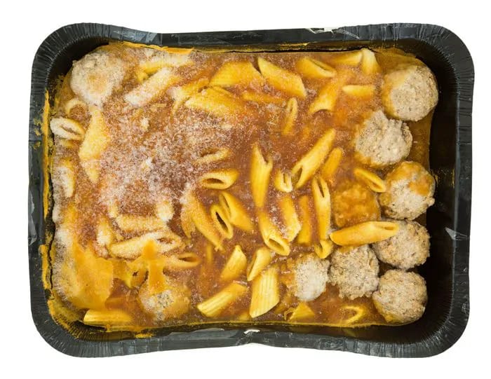 frozen pasta tv dinner