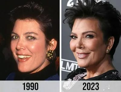 Kris Jenner's stunning evolution from 1990 to 2023 showcases timeless beauty.