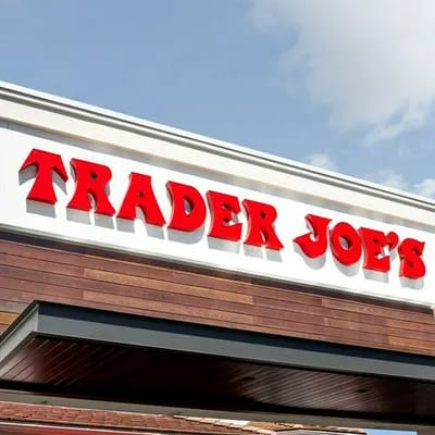 "Trader Joe's store with blue sky"