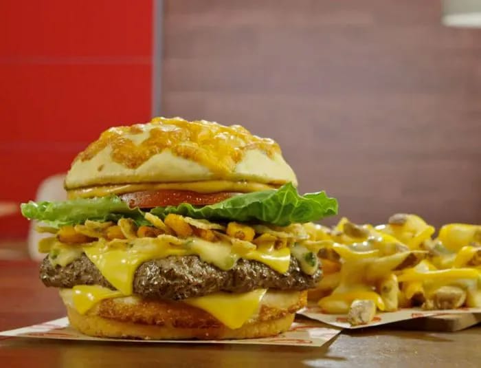 loaded nacho burger
