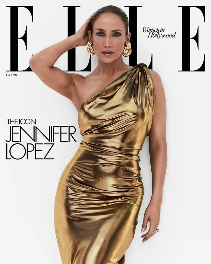 jennifer lopez elle magazine
