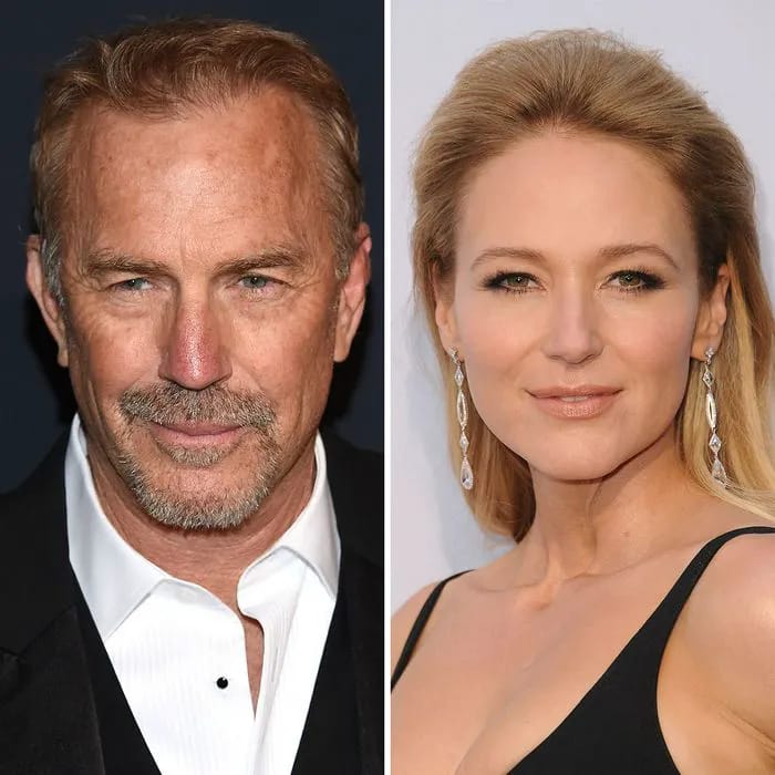 Kevin Costner and Jewel attending an event together.
